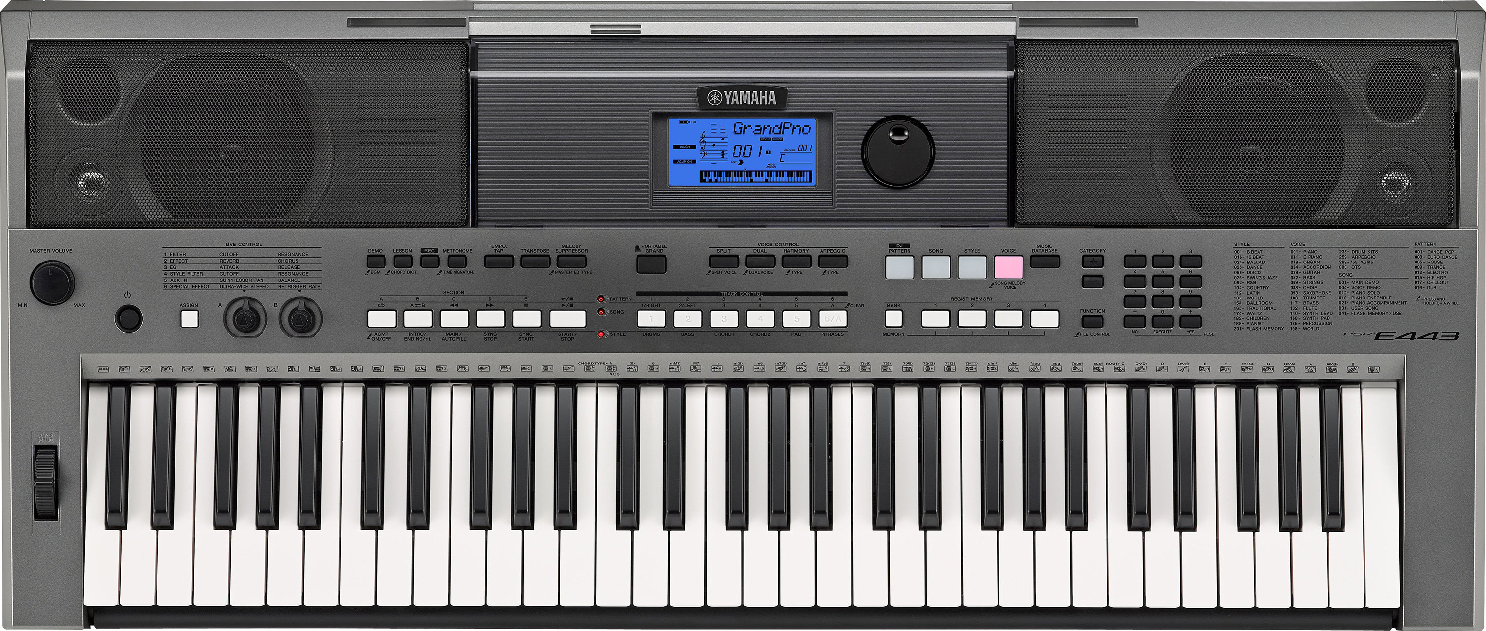 Download Style Keyboard Yamaha Psr E443